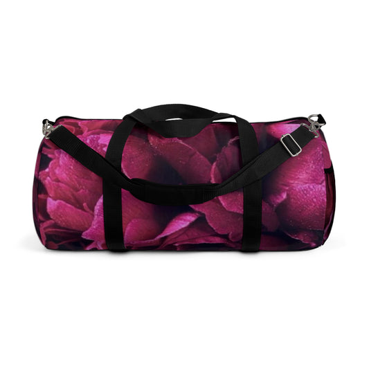 Magenta Floral Duffel Bag for Gym