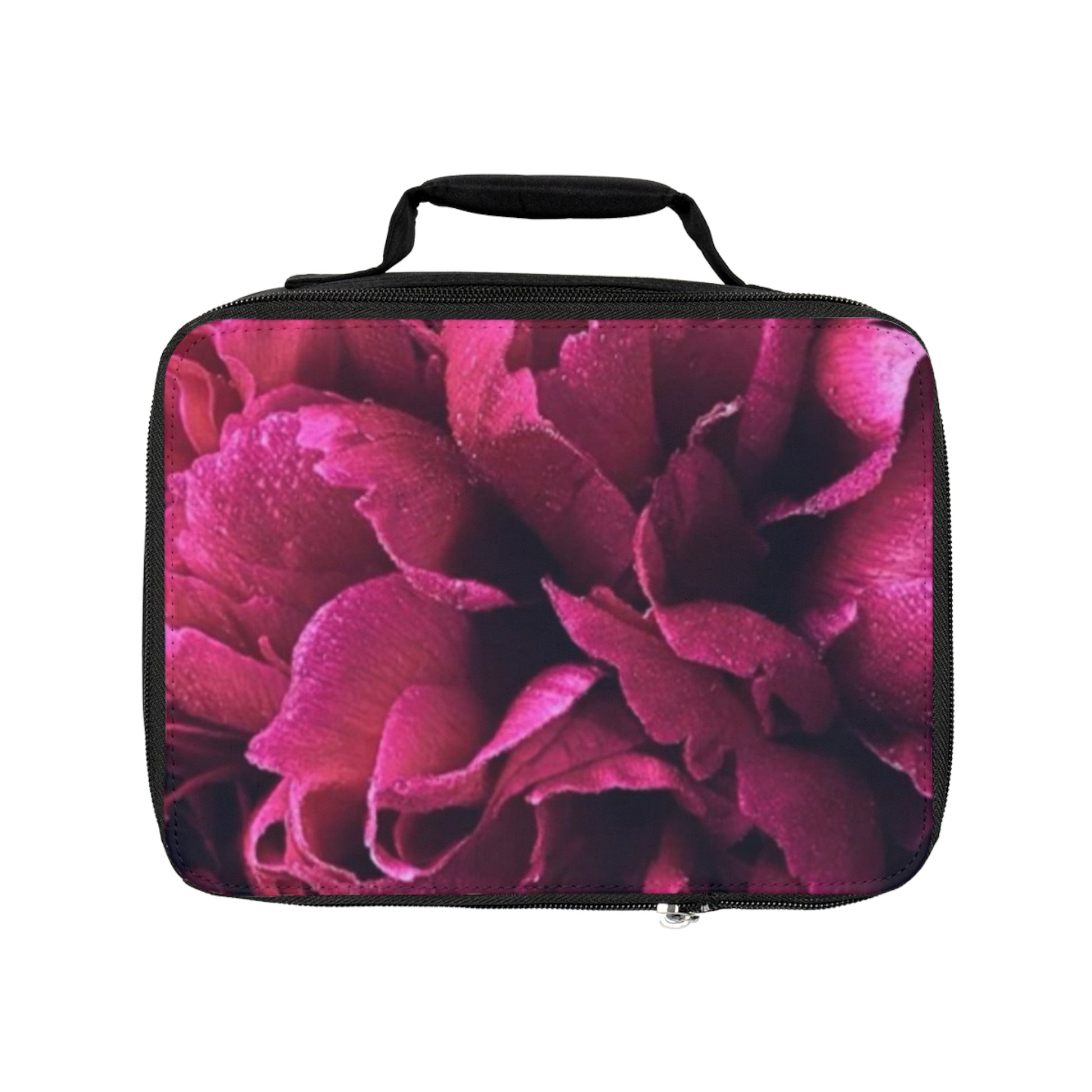 Magenta Floral Lunch Bag – Bold & Beautiful