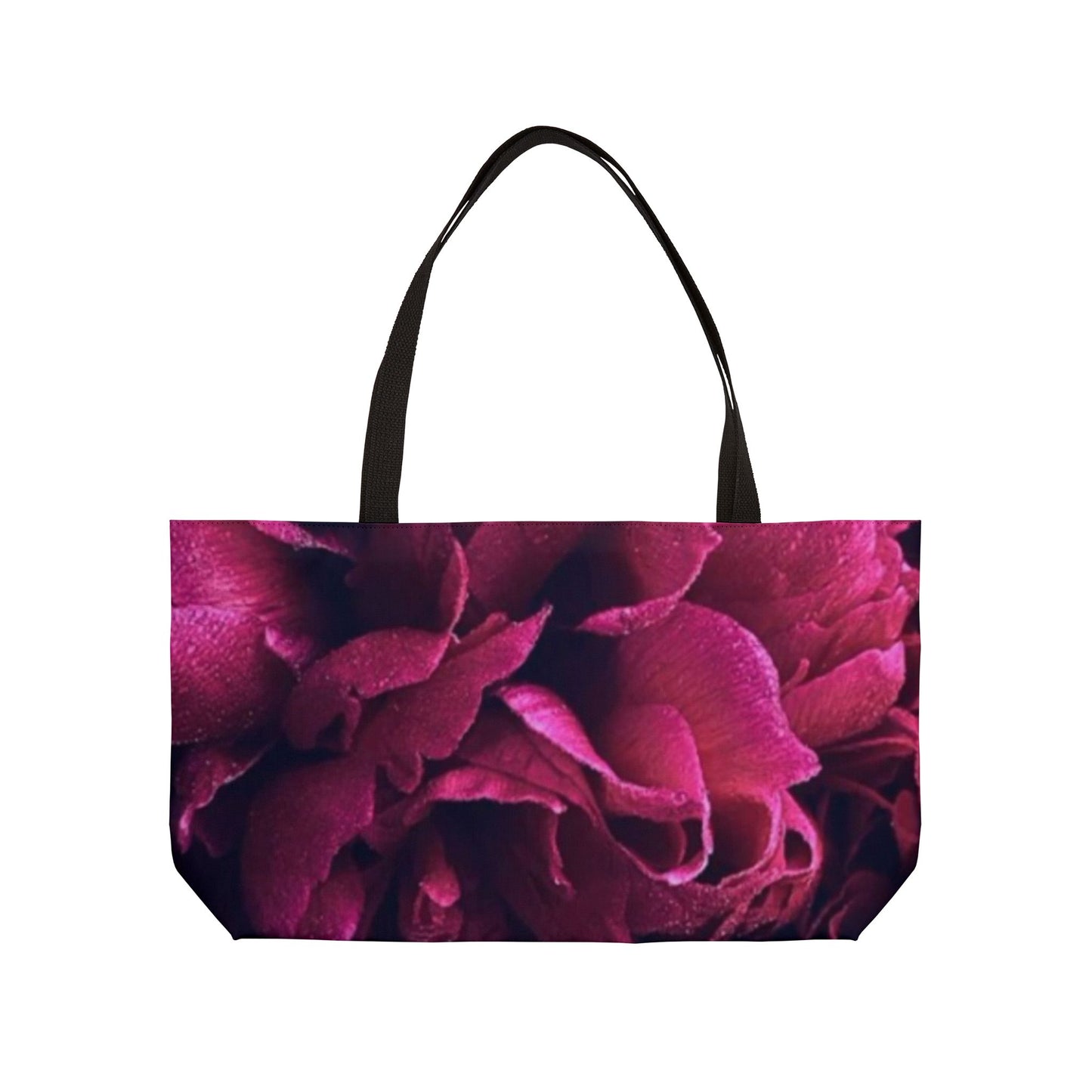 Magenta Floral Rectangle Tote – Bold and Beautiful