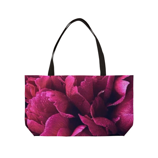 Magenta Floral Rectangle Tote – Bold and Beautiful