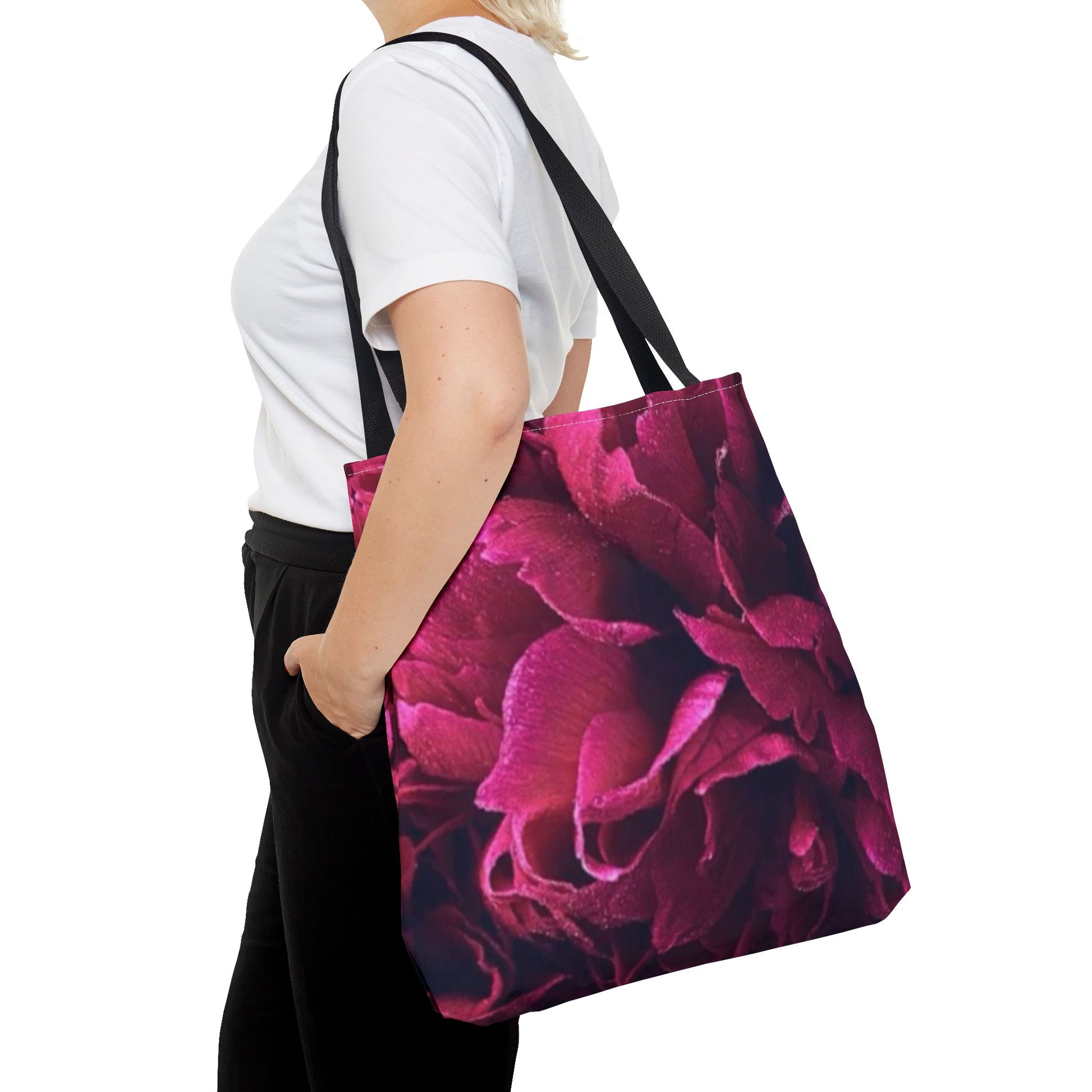 Magenta Floral Tote Bag for Women – Bright & Bold