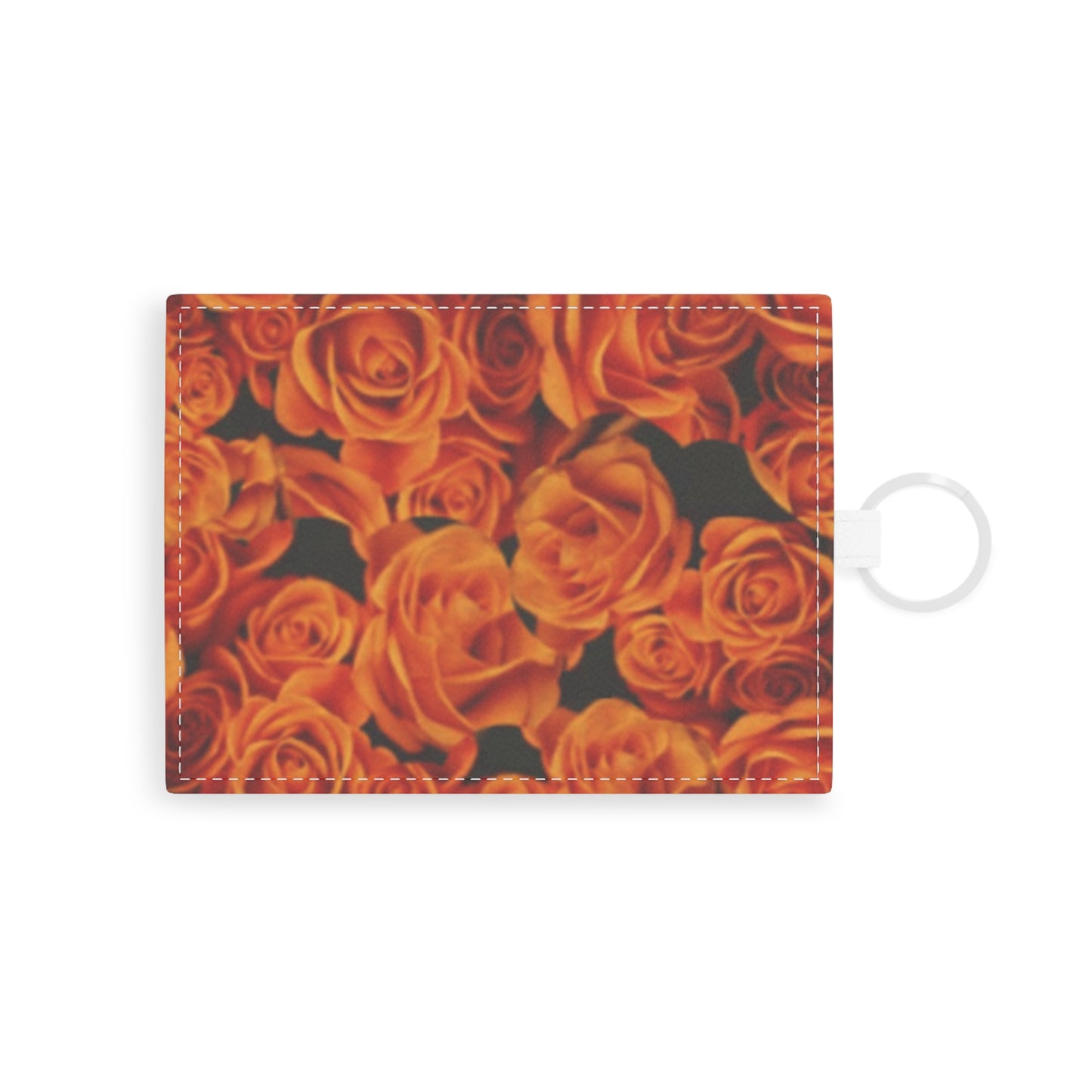 Orange Roses Floral Card Holder 