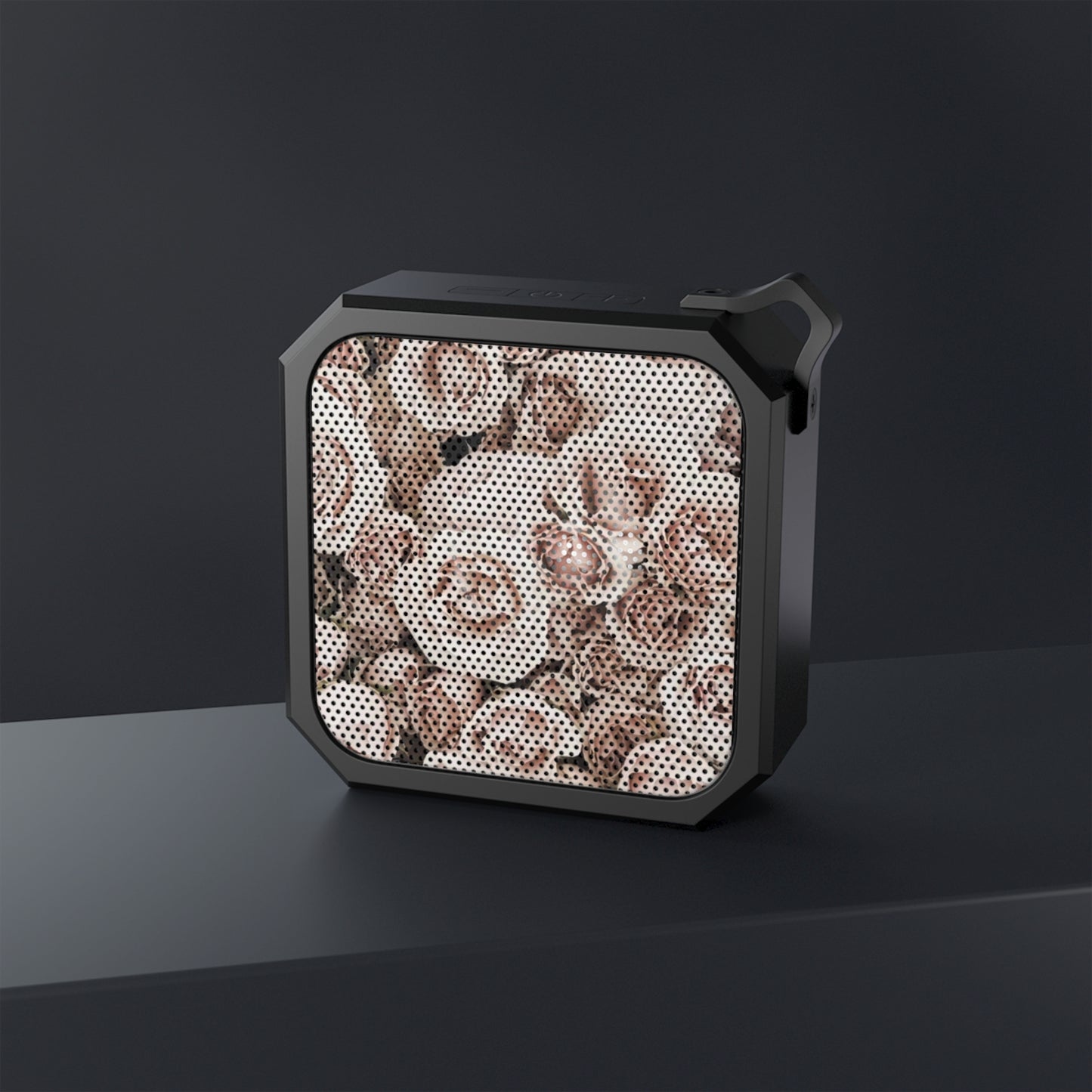  Outdoor Bluetooth Speaker – Light Pink Roses, Floral Waterproof Sound