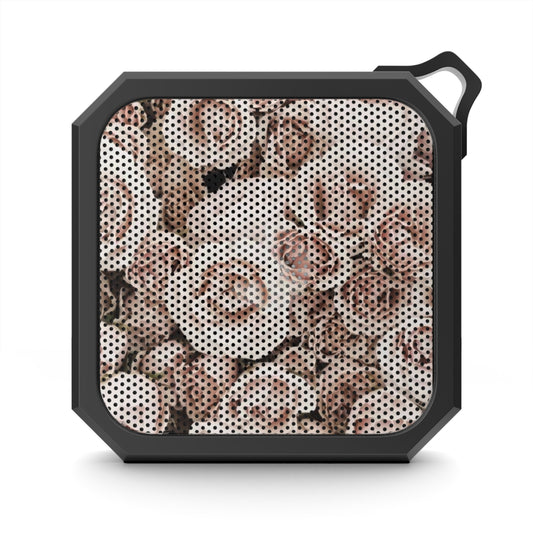  Outdoor Bluetooth Speaker – Light Pink Roses, Floral Waterproof Sound