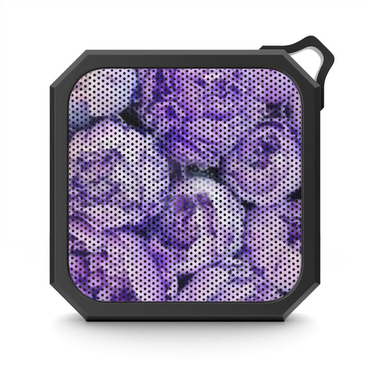 Outdoor Bluetooth Speaker – Purple Peony Design, Durable & Wireless