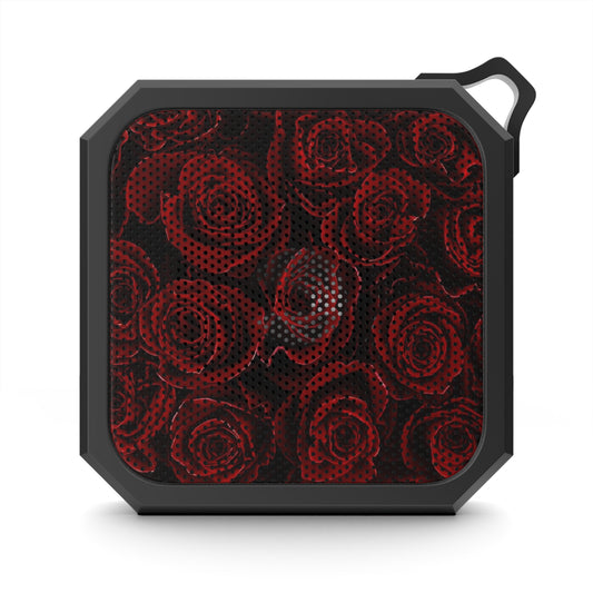 Outdoor Bluetooth Speaker – Red Roses Floral Design, Compact & Portable