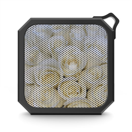 Outdoor Bluetooth Speaker – White Roses Design, Floral & Waterproof