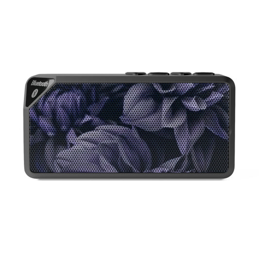Portable Floral Bluetooth Speaker – Blue Dahlia Design