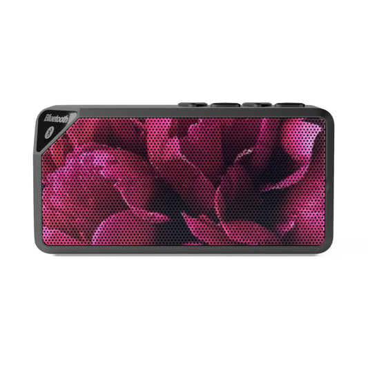 Portable Floral Bluetooth Speaker – Magenta Floral Design