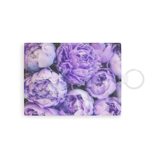 Purple Peony Floral Card Holder – Soft & Sophisticated