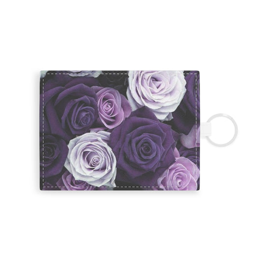 Purple Roses Floral Card Holder – Classy & Floral