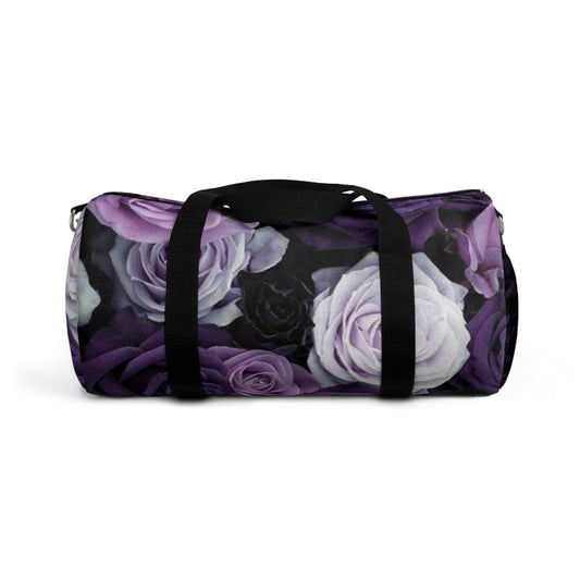 Purple Roses Floral Duffel Bag for Gym