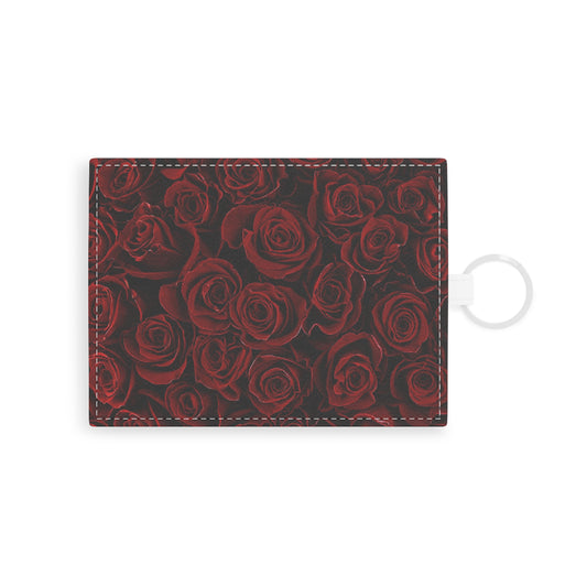 Red Roses Floral Card Holder