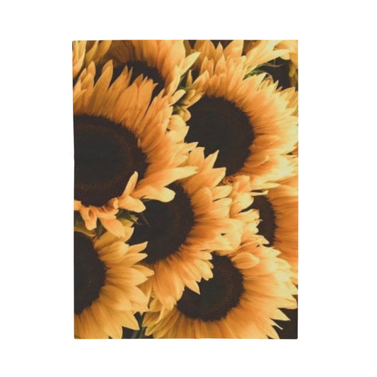 Soft Floral Blanket – Sunflower Design for Sunny Vibes