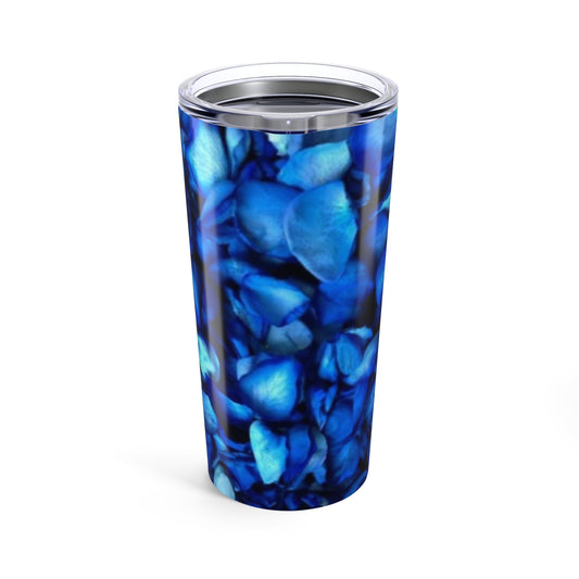 Stainless Steel Floral Tumbler 20 oz – Blue Petals
