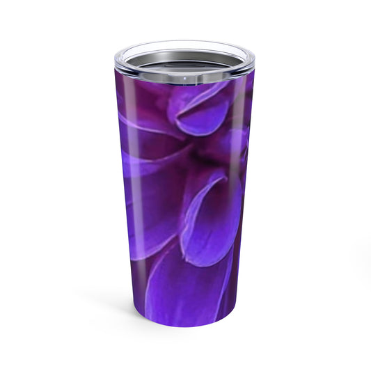 Stainless Steel Floral Tumbler 20 oz – Purple Dahlia