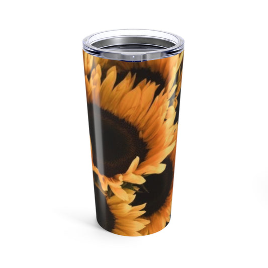 Stainless Steel Floral Tumbler 20 oz – Sunflower