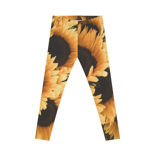Sunflower Comfortable Floral Casual Leggings