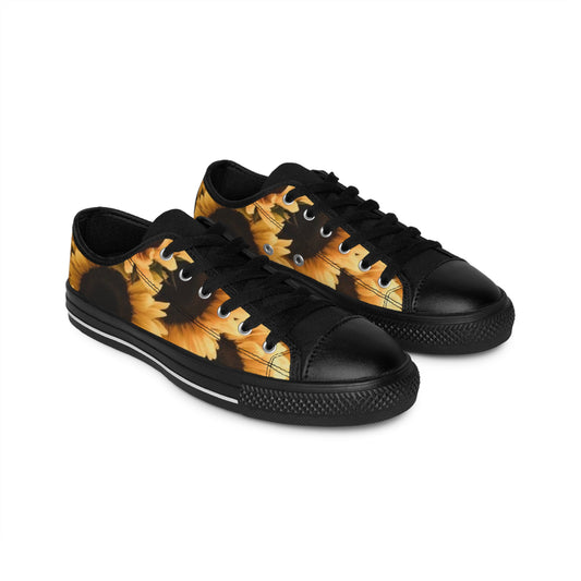 Sunflower Comfortable Floral Sneakers – Bright & Breezy