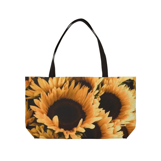 Sunflower Floral Rectangle Tote – Sunny and Spacious