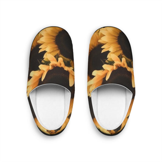 Sunflower Soft Floral Slippers – Bright & Cozy Slippers