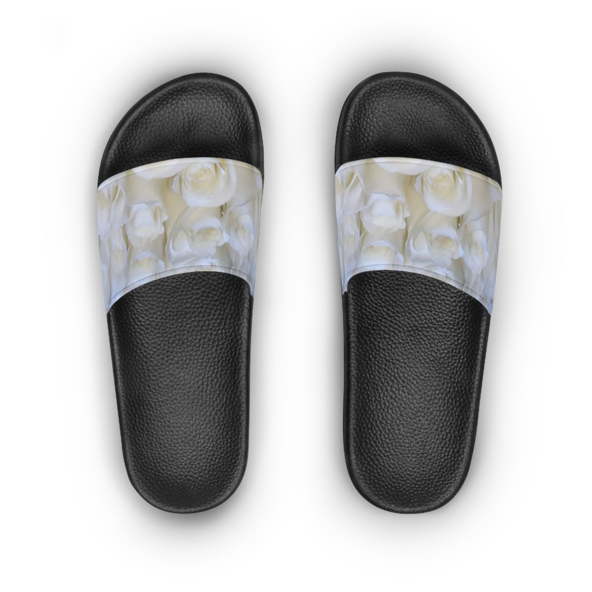 White Roses Floral Sandals – Fresh & Timeless Design