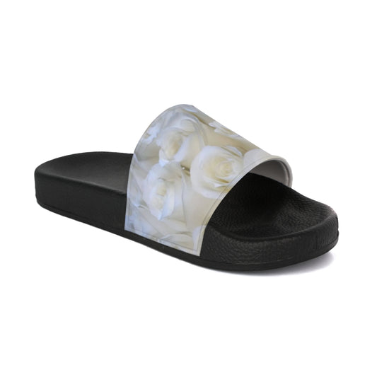 White Roses Floral Sandals – Fresh & Timeless Design